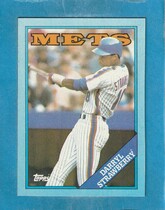 1988 Topps Wax Box Cards #L Darryl Strawberry