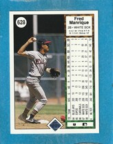 1989 Upper Deck Base Set #628 Fred Manrique