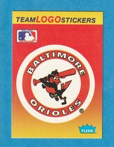 1991 Fleer Team Logo Stickers #NNO Orioles