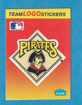 1991 Fleer Team Logo Stickers #NNO Pirates