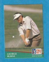 1991 Pro Set PGA Tour #169 George Burns