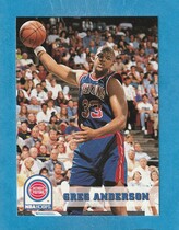 1993 NBA Hoops Hoops #330 Greg Anderson