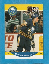 1990 Pro Set Base Set #418 Mikko Makela