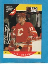 1990 Pro Set Base Set #421 Jiri Hrdina