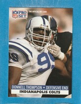 1991 Pro Set Base Set #531 Donnell Thompson
