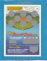 1992 Topps Match the Stats Game Unused #NNO Tony Gwynn