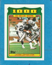 1988 Topps 1000 Yard Club #16 James Lofton