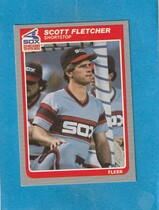 1985 Fleer Base Set #514 Scott Fletcher