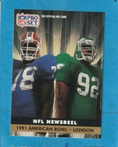 1991 Pro Set Base Set #691 American Bowl Art I