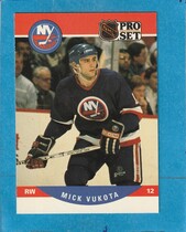 1990 Pro Set Base Set #488 Mick Vukota