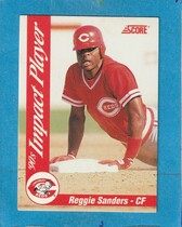 1992 Score Impact Players #76 Reggie Sanders