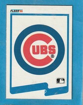 1990 Fleer Wax Box Cards #C6 Cubs Team Logo