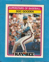 1989 Topps Kay-Bee Superstars of Baseball #14 Dwight Gooden