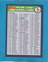 2003 Topps Base Set #CK3 Retail Checklist