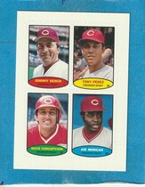 2023 Topps Heritage 1974 Topps Stamps #74BS-13 Johnny Bench|Tony Perez|Dave Concepcion|Joe Morgan