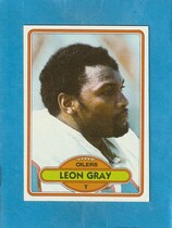 1980 Topps Base Set #404 Leon Gray