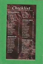 1994 Fleer Extra Bases #396 Checklist