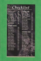 1994 Fleer Extra Bases #398 Checklist