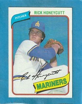 1980 Topps Base Set #307 Rick Honeycutt