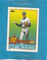 1989 Topps Stickers Backs (No Sticker) #60 Orel Hershiser