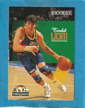 1992 SkyBox Base Set #62 Todd Lichti
