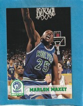 1993 NBA Hoops Hoops #131 Marlon Maxey
