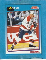 1991 Score Canadian (Bilingual) #545 Alan May