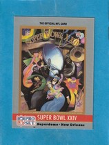 1990 Pro Set Theme Art #24 Super Bowl XXIV