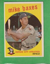 1959 Topps Base Set #381 Mike Baxes
