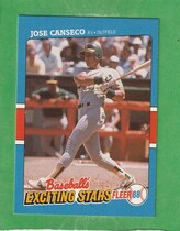 1988 Fleer Exciting Stars #7 Jose Canseco