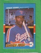 1988 Fleer Exciting Stars #38 Ruben Sierra