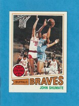 1977 Topps Base Set (Grey Stock Back) #104 John Shumate
