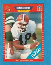 1989 Pro Set Base Set #520 Brian Washington