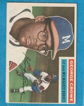 1956 Topps Base Set #254 George Crowe