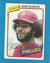 1980 Topps Base Set #495 Bake McBride