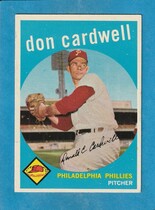 1959 Topps Base Set #314 Don Cardwell