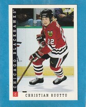 1993 Score Base Set (American) #84 Christian Ruutu