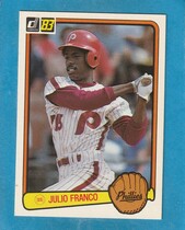 1983 Donruss Base Set #525 Julio Franco