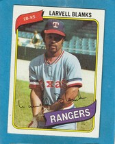 1980 Topps Base Set #656 Larvell Blanks