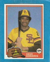1981 Topps Traded #758 Dave Edwards