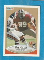 1990 Fleer Base Set #16 Mike Walter