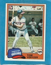 1981 Topps Base Set #39 Tom Veryzer