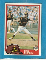 1981 Topps Base Set #49 Bob Shirley