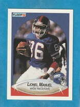 1990 Fleer Base Set #71 Lionel Manuel