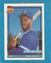 1991 Topps Base Set #588 Mark Whiten