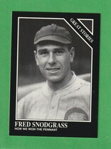 1991 Conlon TSN #168 Fred Snodgrass