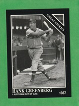 1992 Conlon TSN #430 Hank Greenberg
