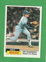1984 Topps Base Set #3 Dan Quisenberry