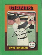 1975 Topps Base Set #156 Dave Kingman