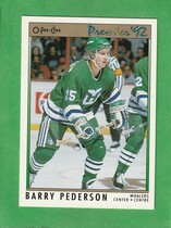 1991 O-Pee-Chee OPC Premier #124 Barry Pederson